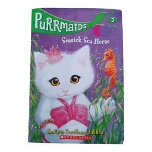 Scholastic Purrmaids Book with Green and Pink Highlights
